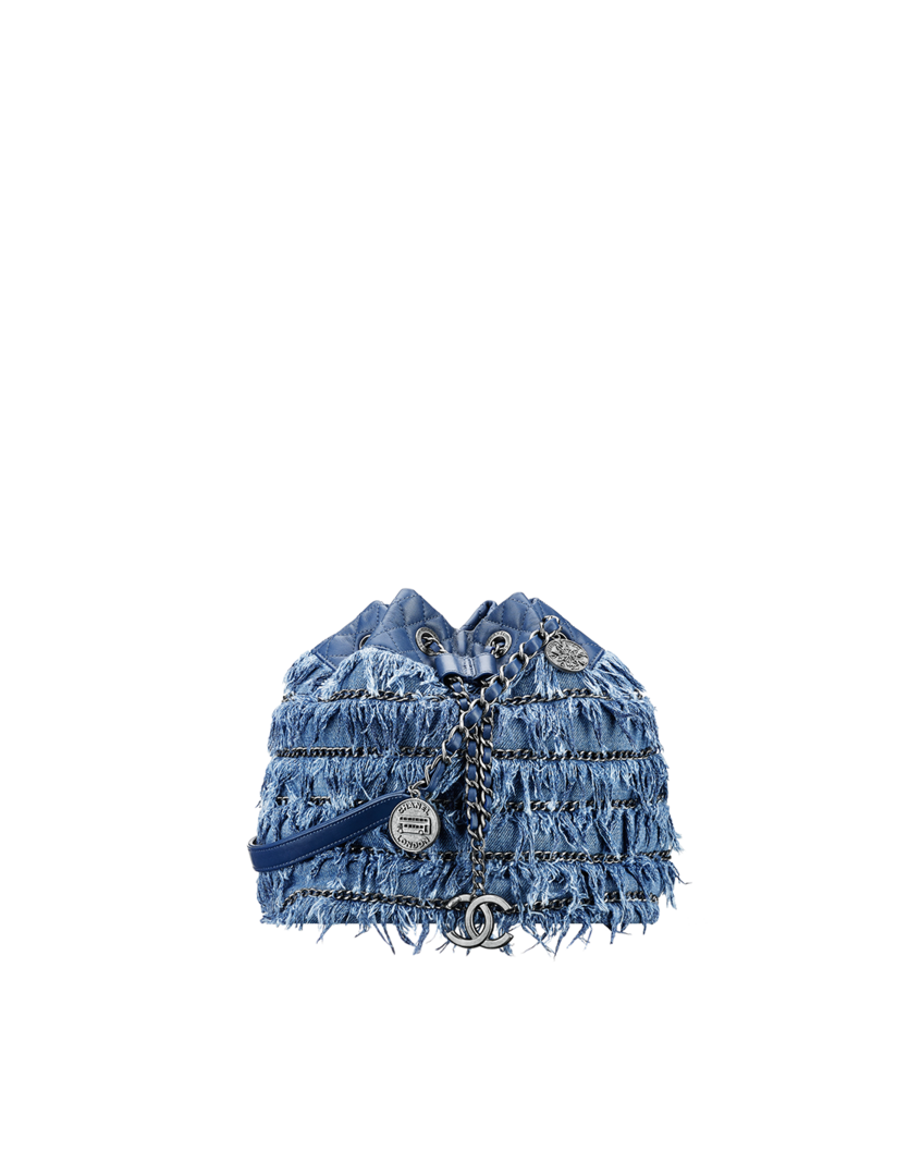 Handbag Denim Fringe Jeans Chanel Free Photo PNG Clipart
