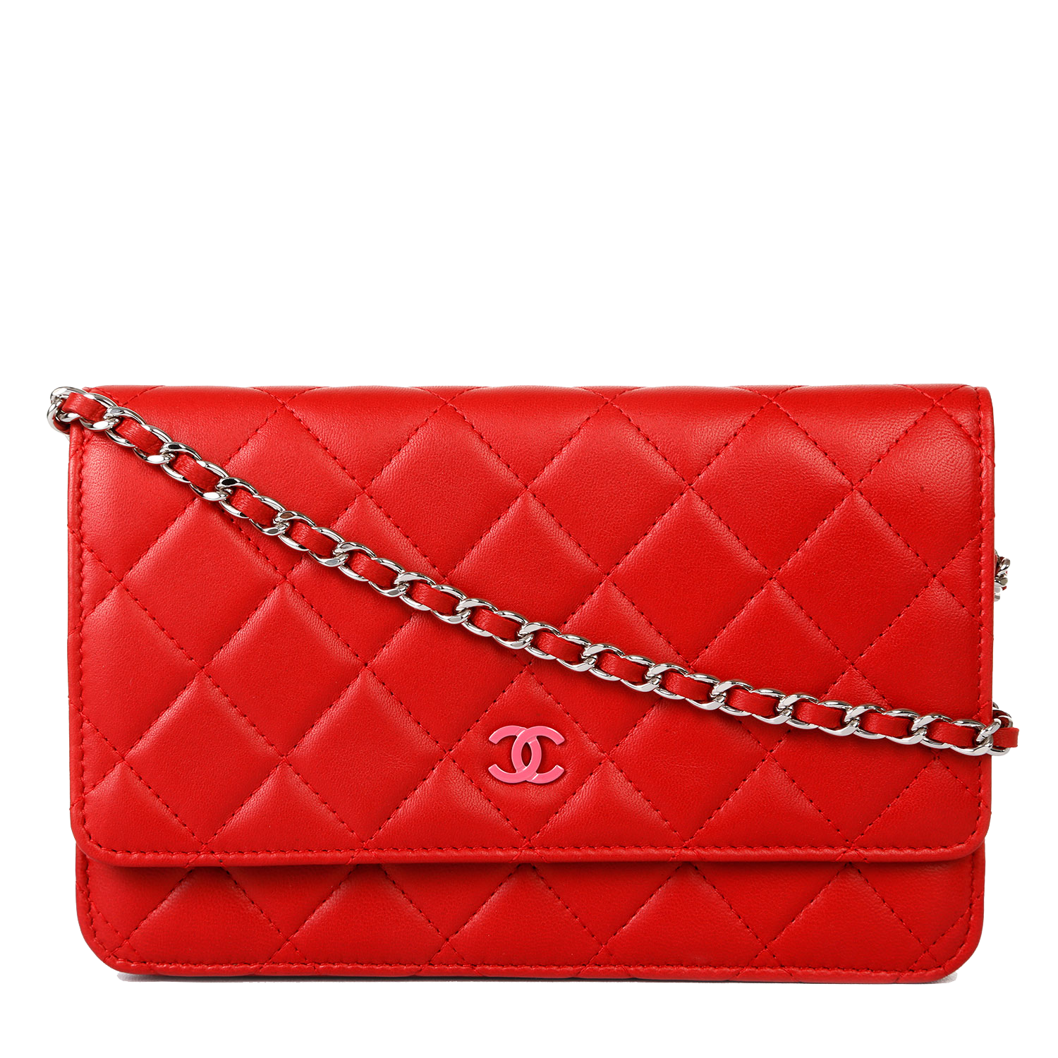 Handbag Leather Chanel Red Bag Free Transparent Image HQ Clipart