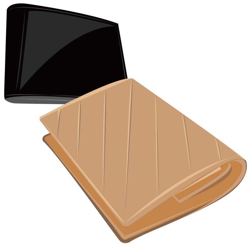 Leather Wallet Vector Free HQ Image Clipart