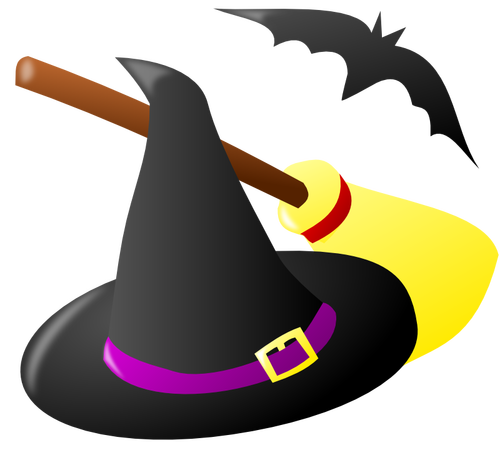 Color Halloween Witchcraft Clipart