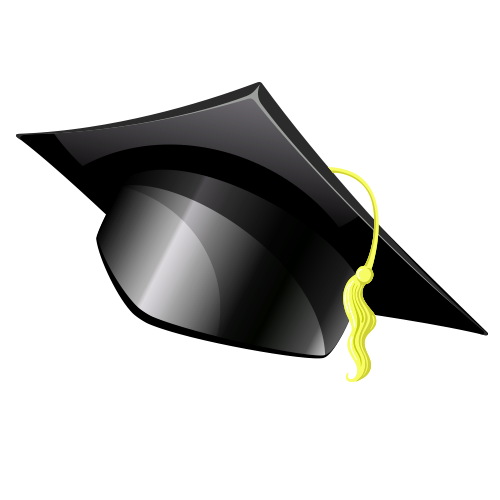 Bachelor Cap Hat Cartoon PNG Download Free Clipart