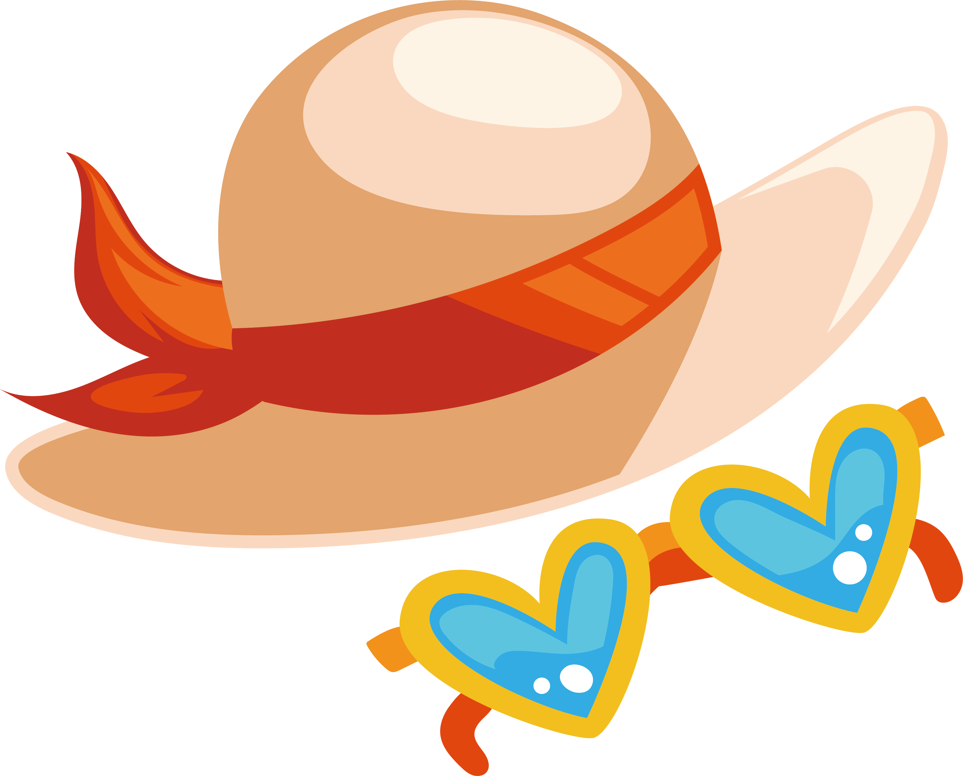 Hat Seaside Vacation Resort Sun Beach Clipart