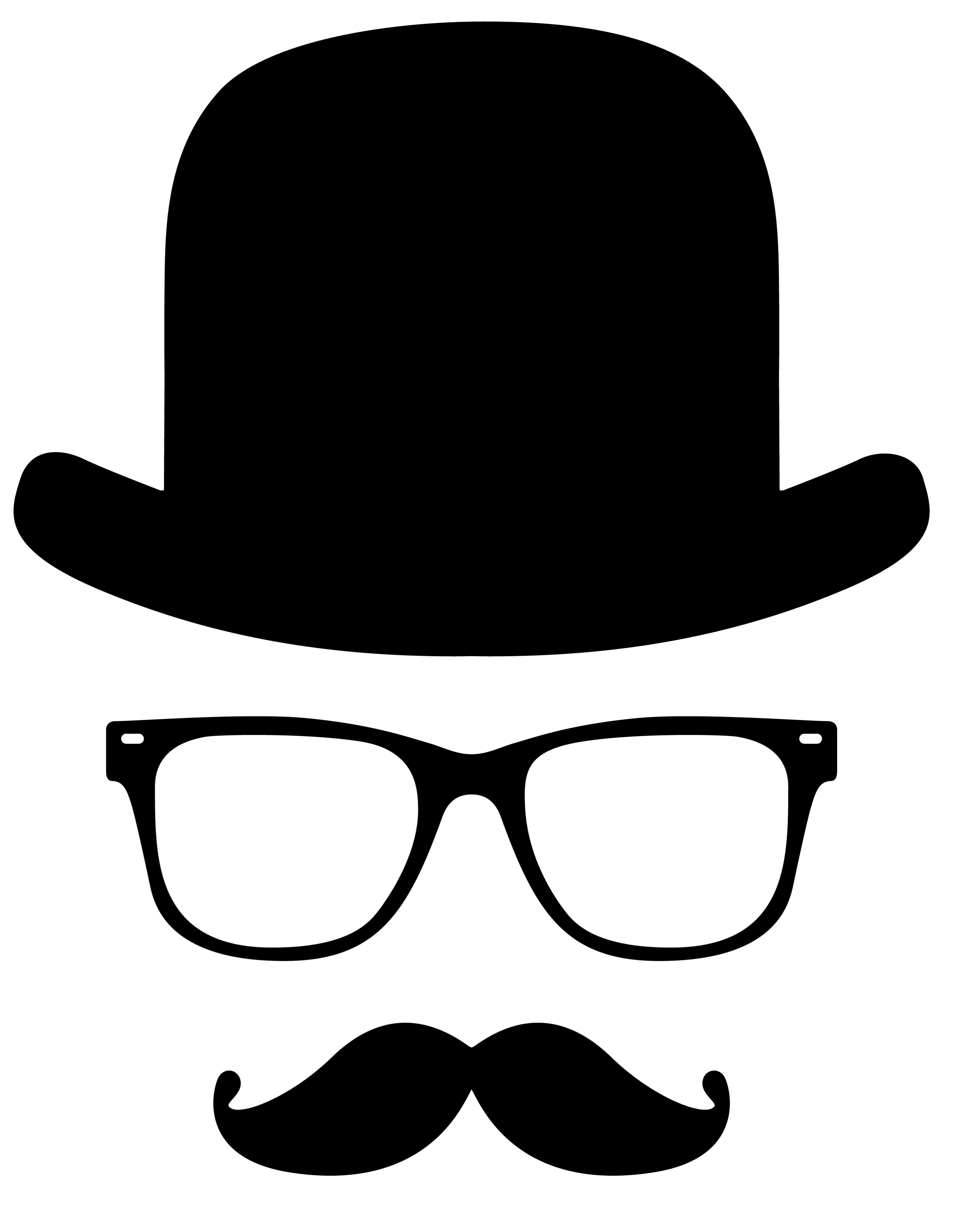 T-Shirt Hat Top Moustache Beard Download HD PNG Clipart