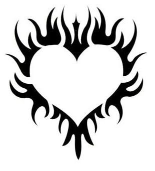 Heart With Flames Download Free Download Png Clipart