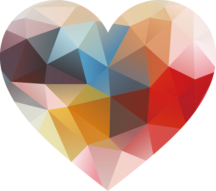 Download Heart Love Romantic Valentine'S Geometry Shape Geometric