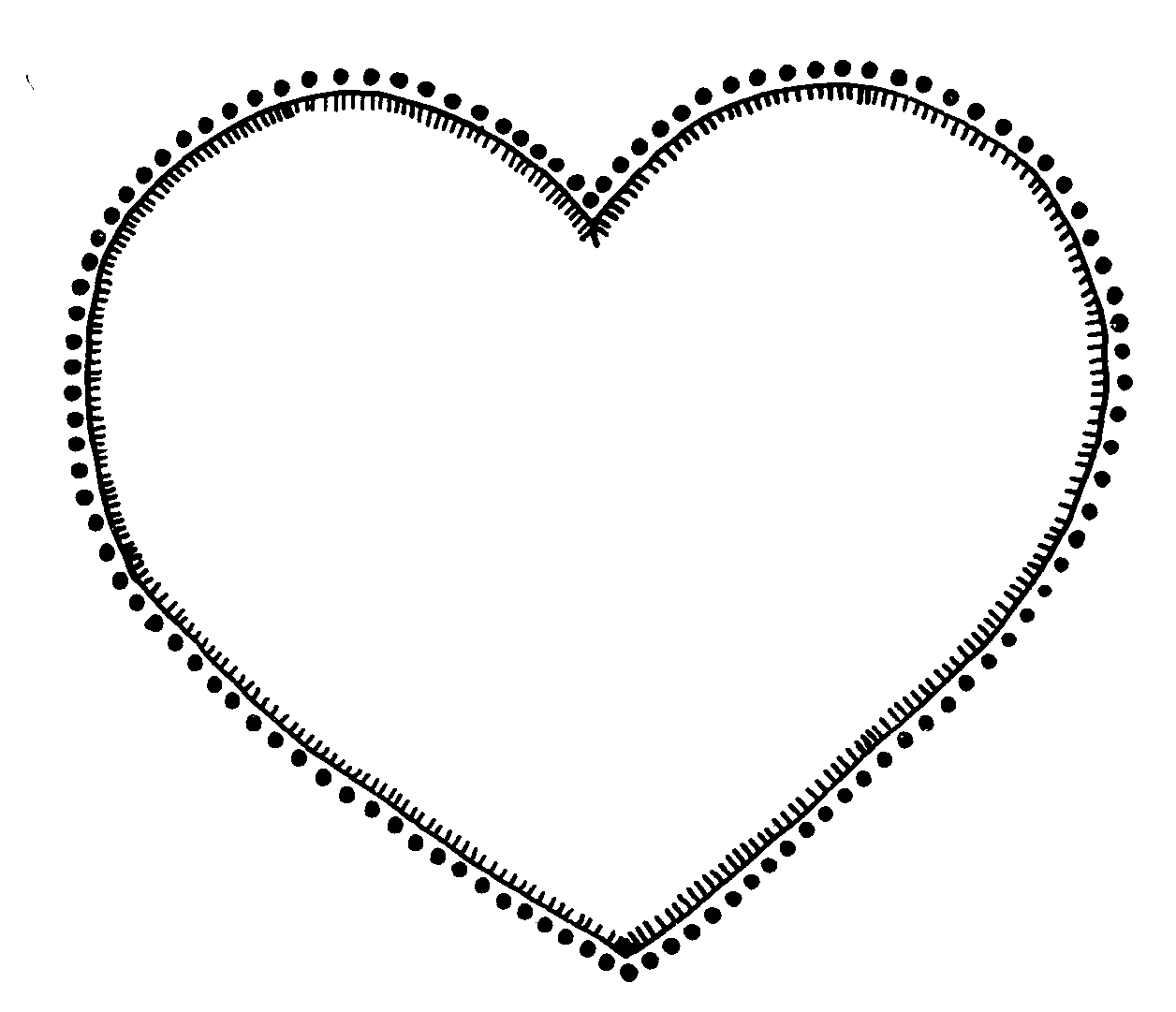 Hearts Heart Black And White Images Clipart