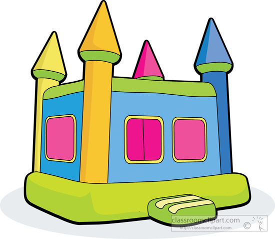 Castle Bouncy House Hd Photos Clipart