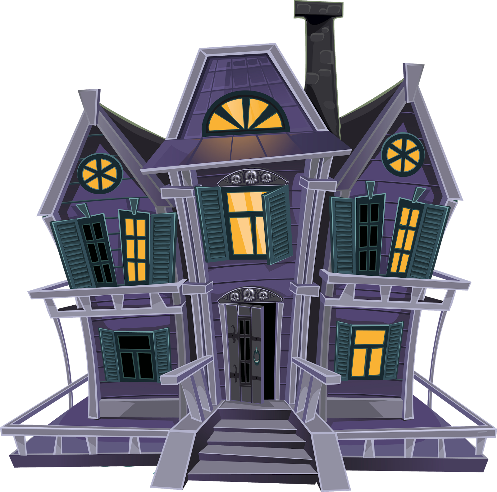 House White Haunted PNG File HD Clipart