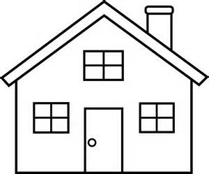Clip Art House Black And For You Clipart
