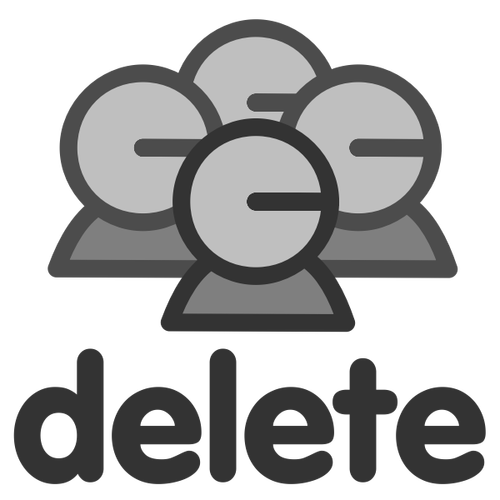 Delete Group Icon Clipart