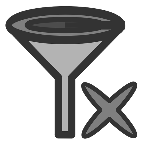 Filter Stop Icon Clipart
