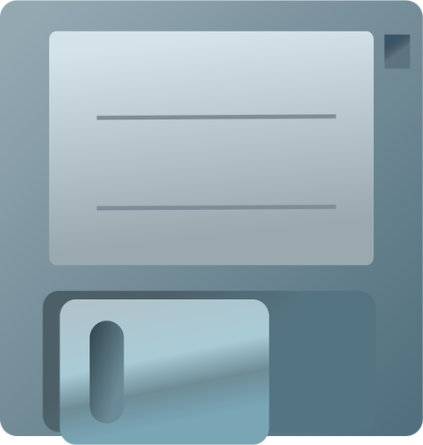 Of Blue Floppy Disc Icon Clipart