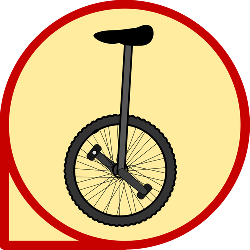 Unicycle Icon Clipart