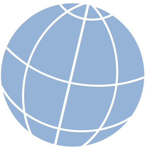 Simple Globe Icon Clipart
