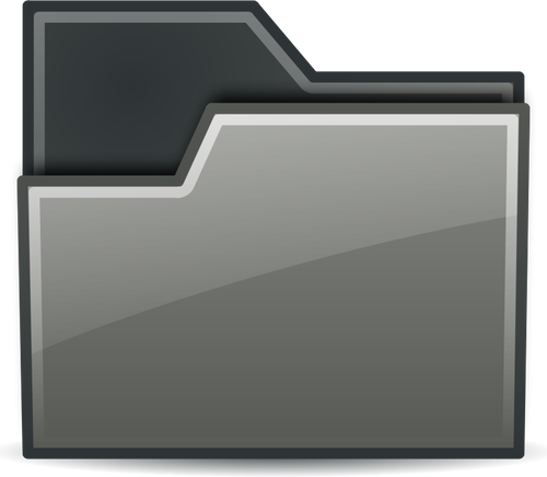 Grey Closed Folder Icon Clipart