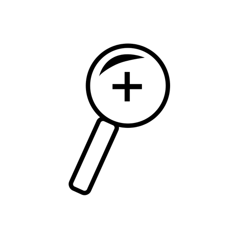 Zoom-In Icon Clipart