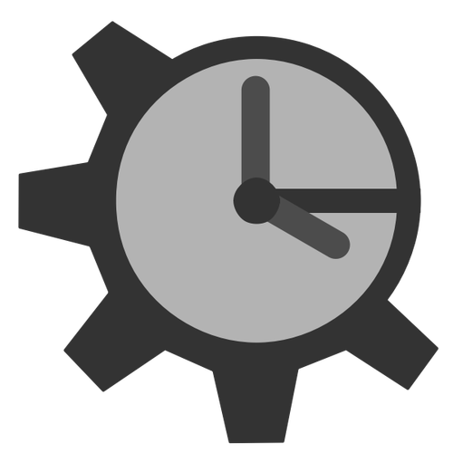 Clock Settings Icon Clipart