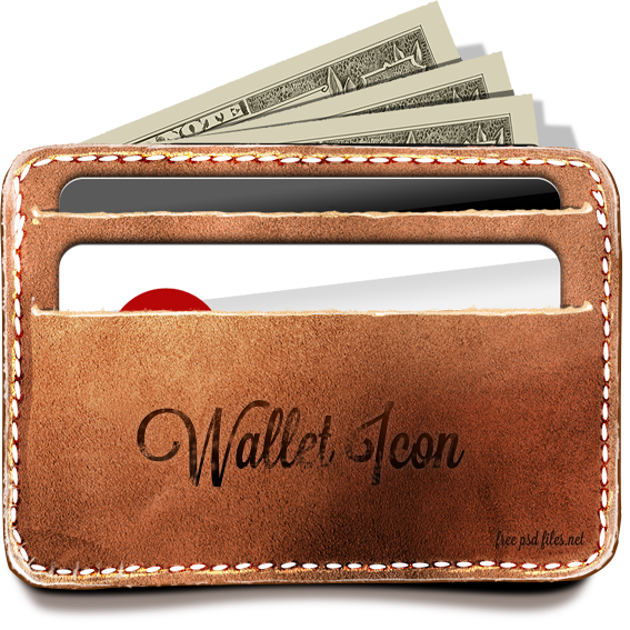 Wallet Icon Mockup PNG Download Free Clipart