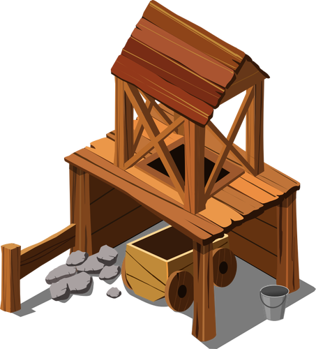 Of Rpg Old Mine Icon Clipart