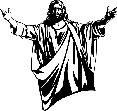 Jesus Black And White Images Hd Photos Clipart