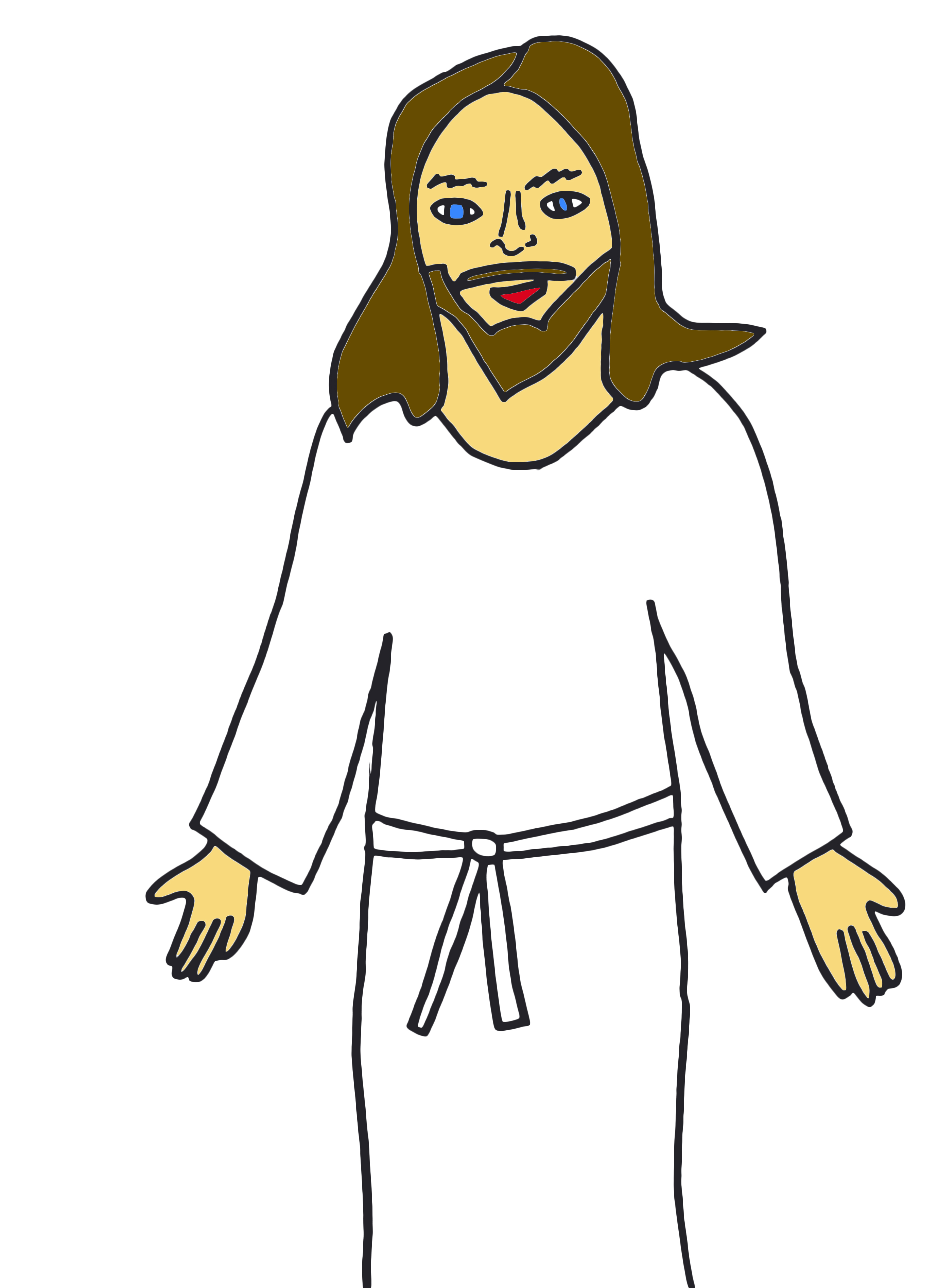Jesus Black And White Images Clipart Clipart