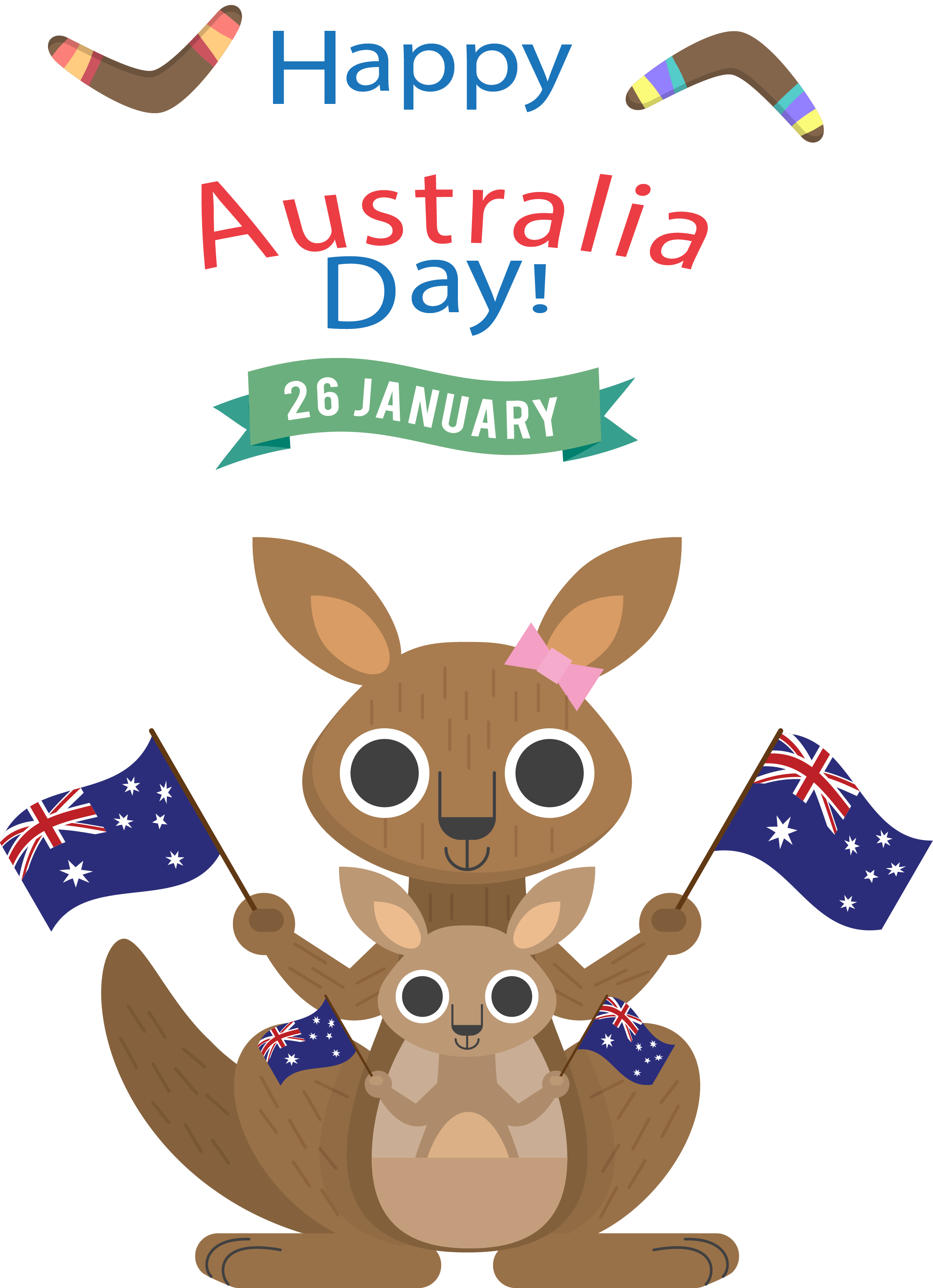 Australia Wall Kangaroo T-Shirt Decal Vector In Clipart