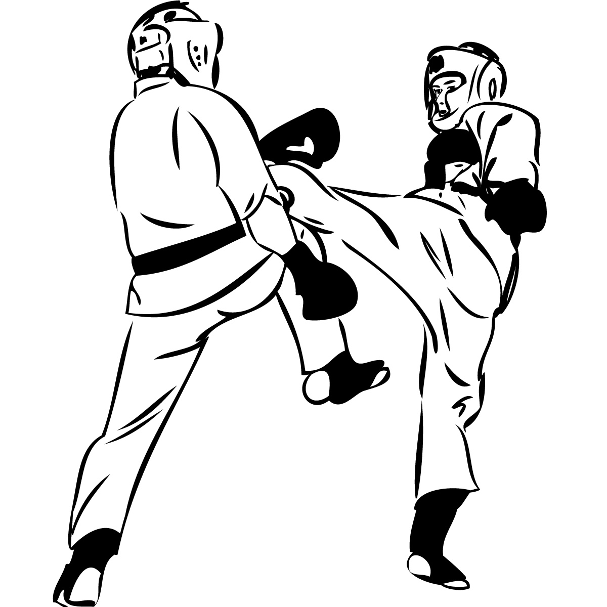 Karate Kick The Image Png Clipart