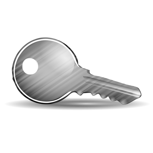 Shiny Door Key Clipart