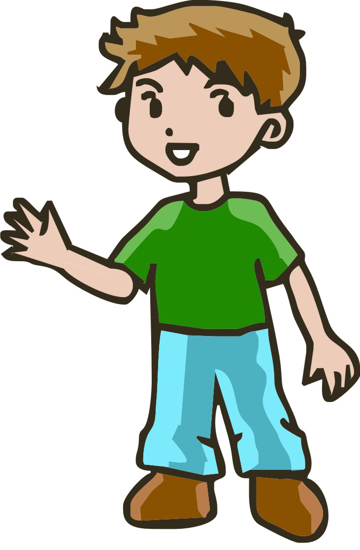 Clip Art Images Of Strong Boy Kid Clipart