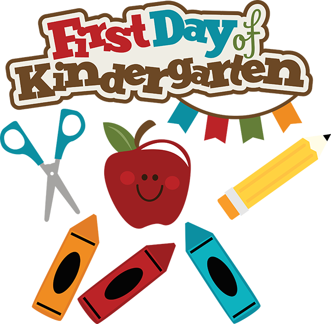 First Day Of Kindergarten Hd Image Clipart