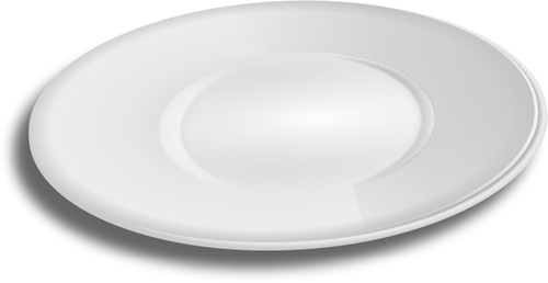 Of Oval Shaped Plate Clipart