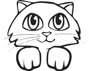 Kitten Black And White Images Clipart Clipart