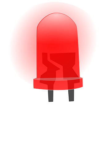 Red Led Lamp Image Clipart