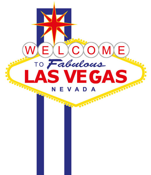 Sign Vector For Las Vegas Art Clipart