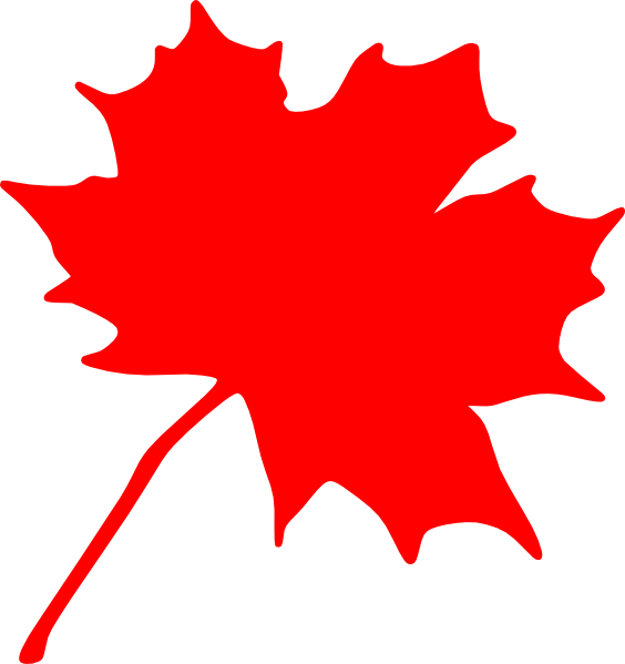 Leaves Maple Leaf Black And White Clipart
