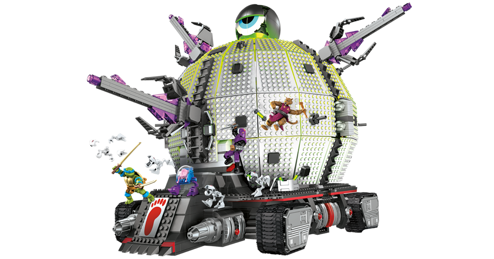 Teenage Mutant Mega Turtles Krang Donatello Technodrome Clipart