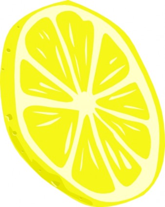 Lemon Slice Vector In Open Office Drawing Clipart