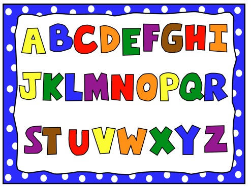 Image Of Alphabet Letter Abc Alphabet Letters Clipart
