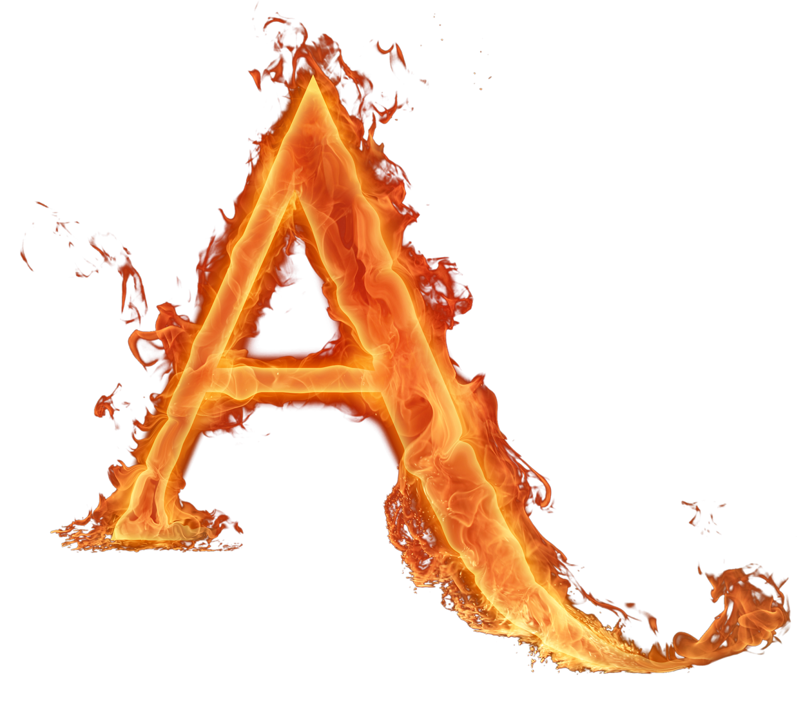 Fire Alphabet Letter Light Free Transparent Image HQ Clipart