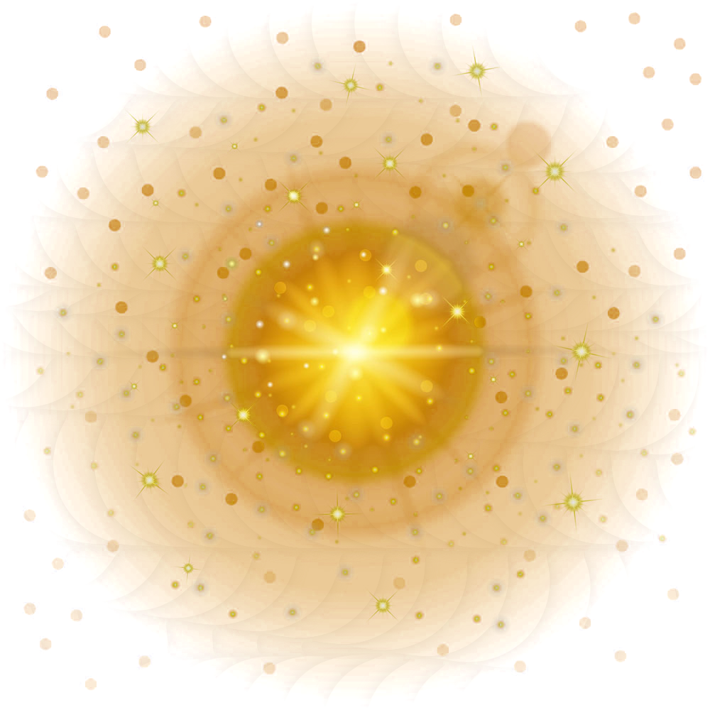 Light Effect Yellow Lens Fantasy Flare Clipart