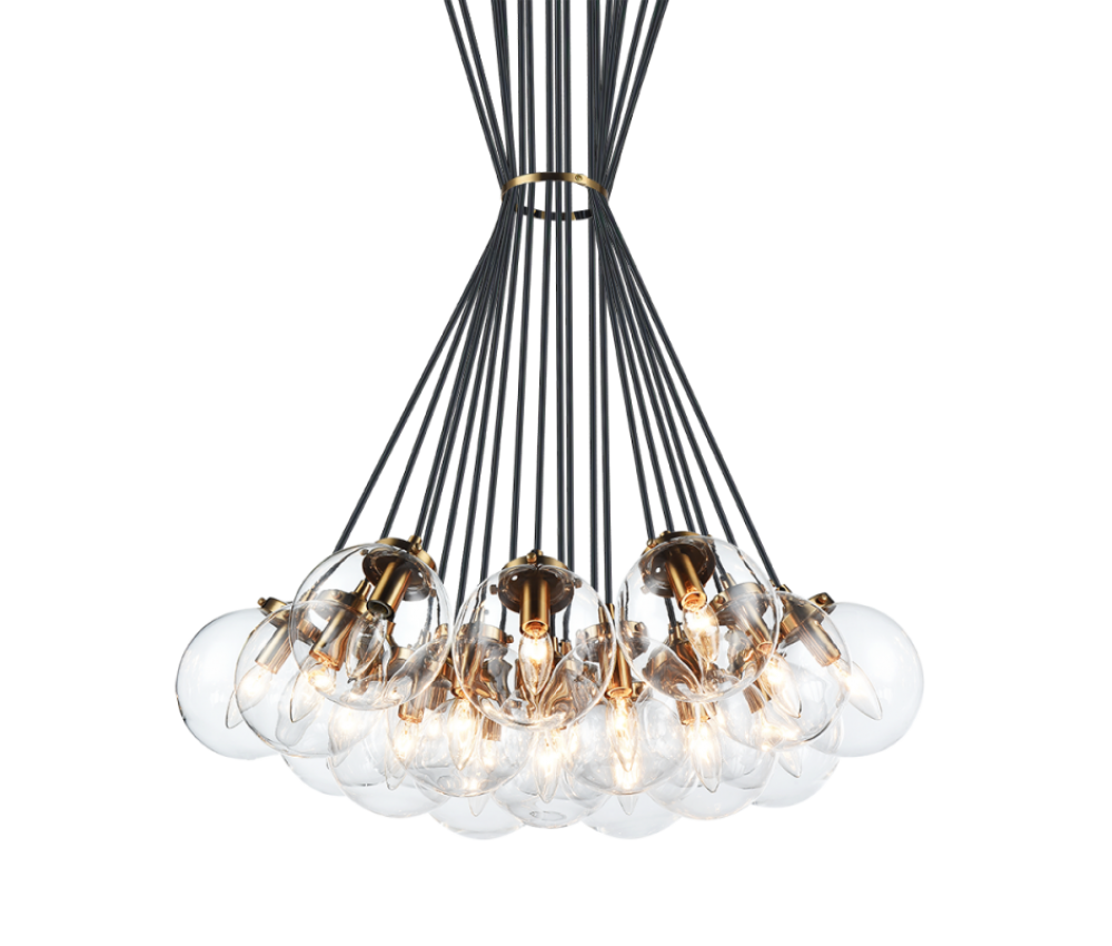 Light Modern Fixture Chandelier Pendant Bulb Incandescent Clipart