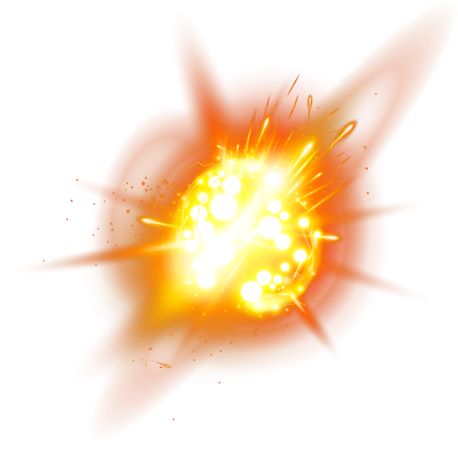 Light Explosion Effect Free PNG HQ Clipart