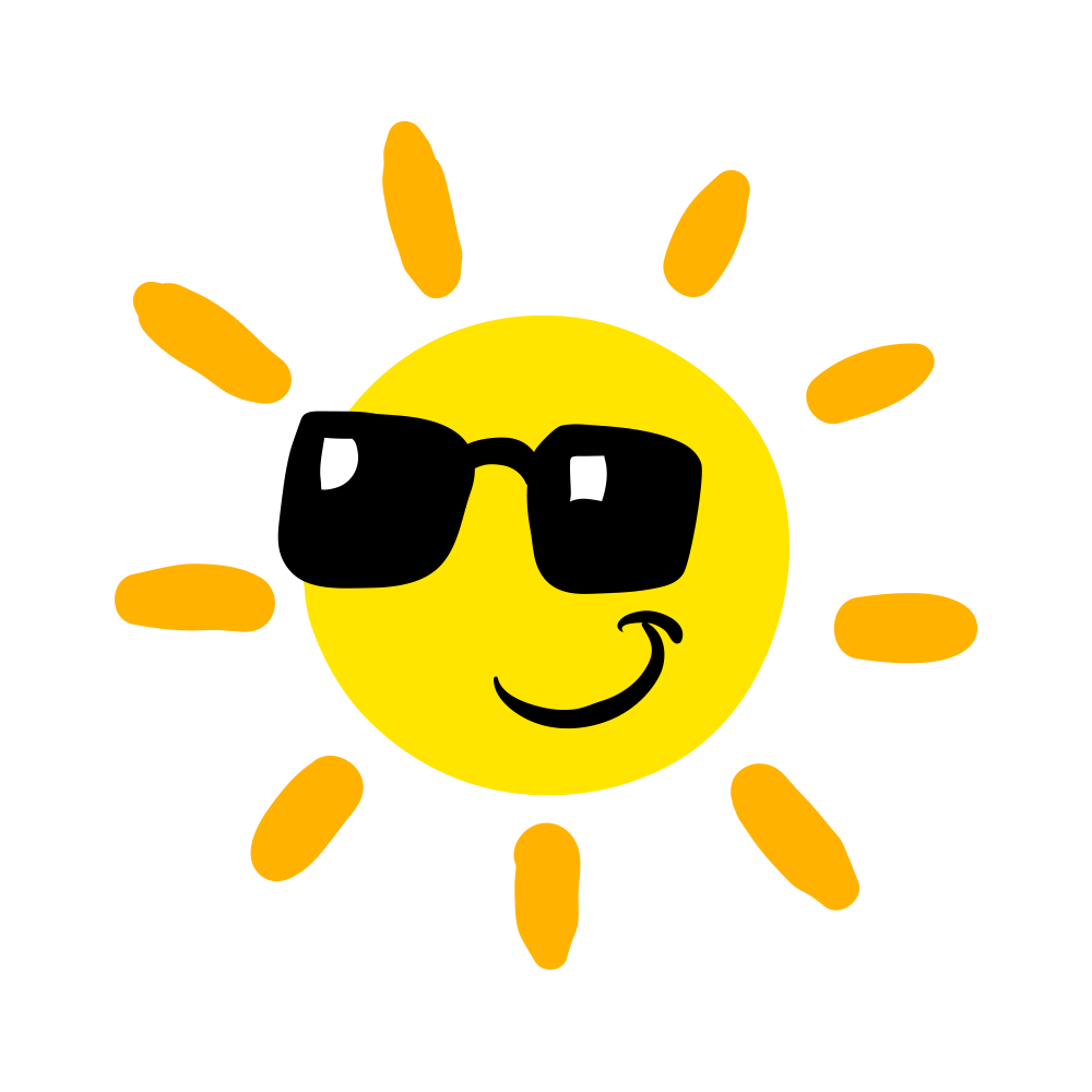 Sunglasses Light Euclidean Vector Sun Animation Clipart