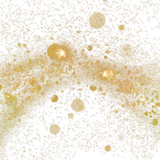 Particle Gold Light Wallpaper Spot Dust Clipart