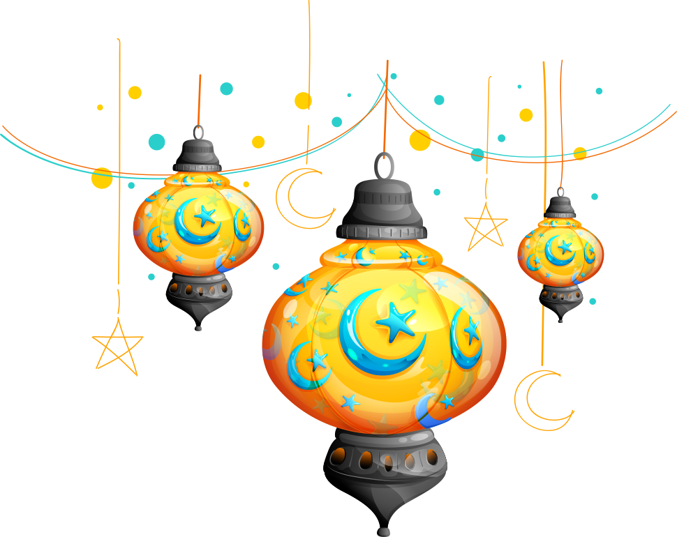 Light Al-Fitr Eid Free Frame Clipart