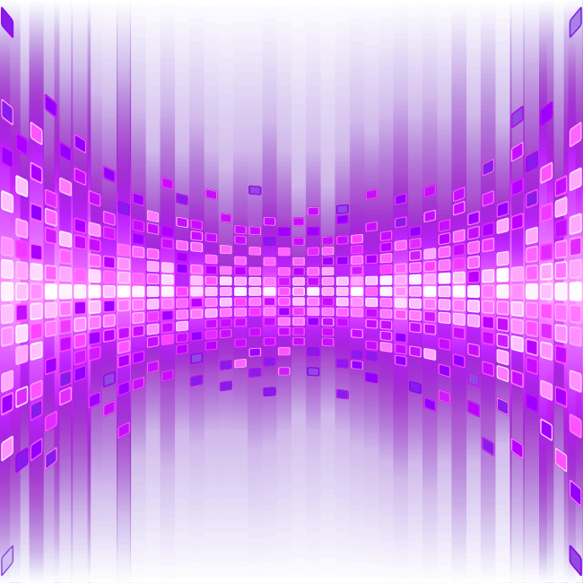 Graphic Particle Purple Light Effect Design Clipart