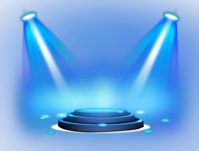 Efficacy Light Flux Lighting Luminous Stage Clipart