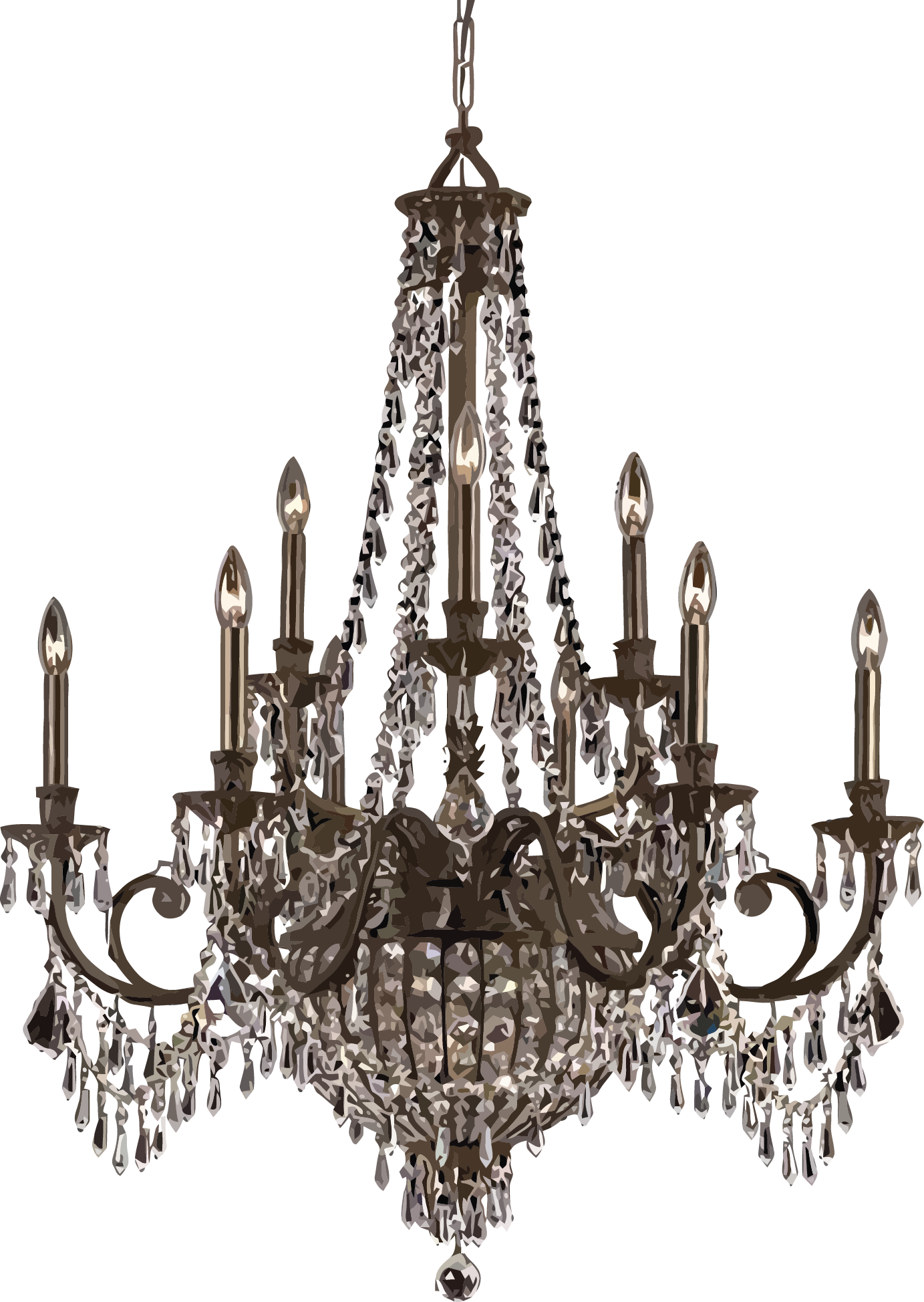 Chandelier Lighting Free PNG HQ Clipart