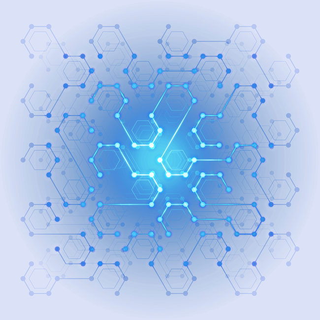Designer Poster Wallpaper Effect Light Digital Hexagon Clipart