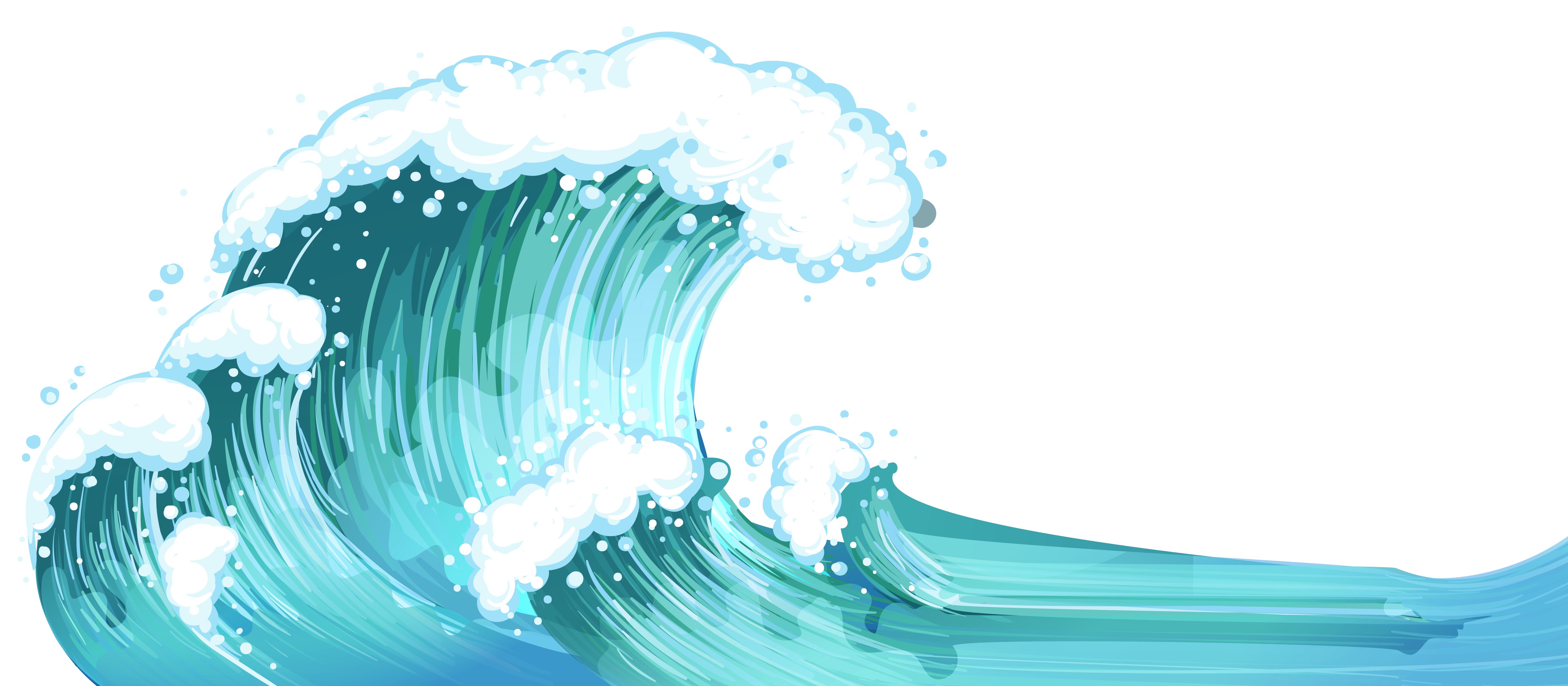 And Sea Light Waves Radiation Wave Propagation Clipart
